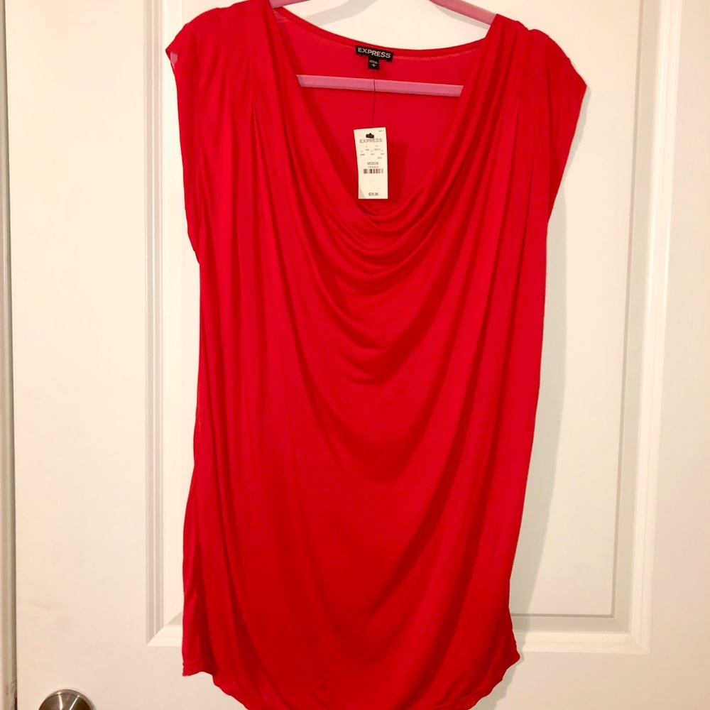 NWT Express cowl neck drapey top